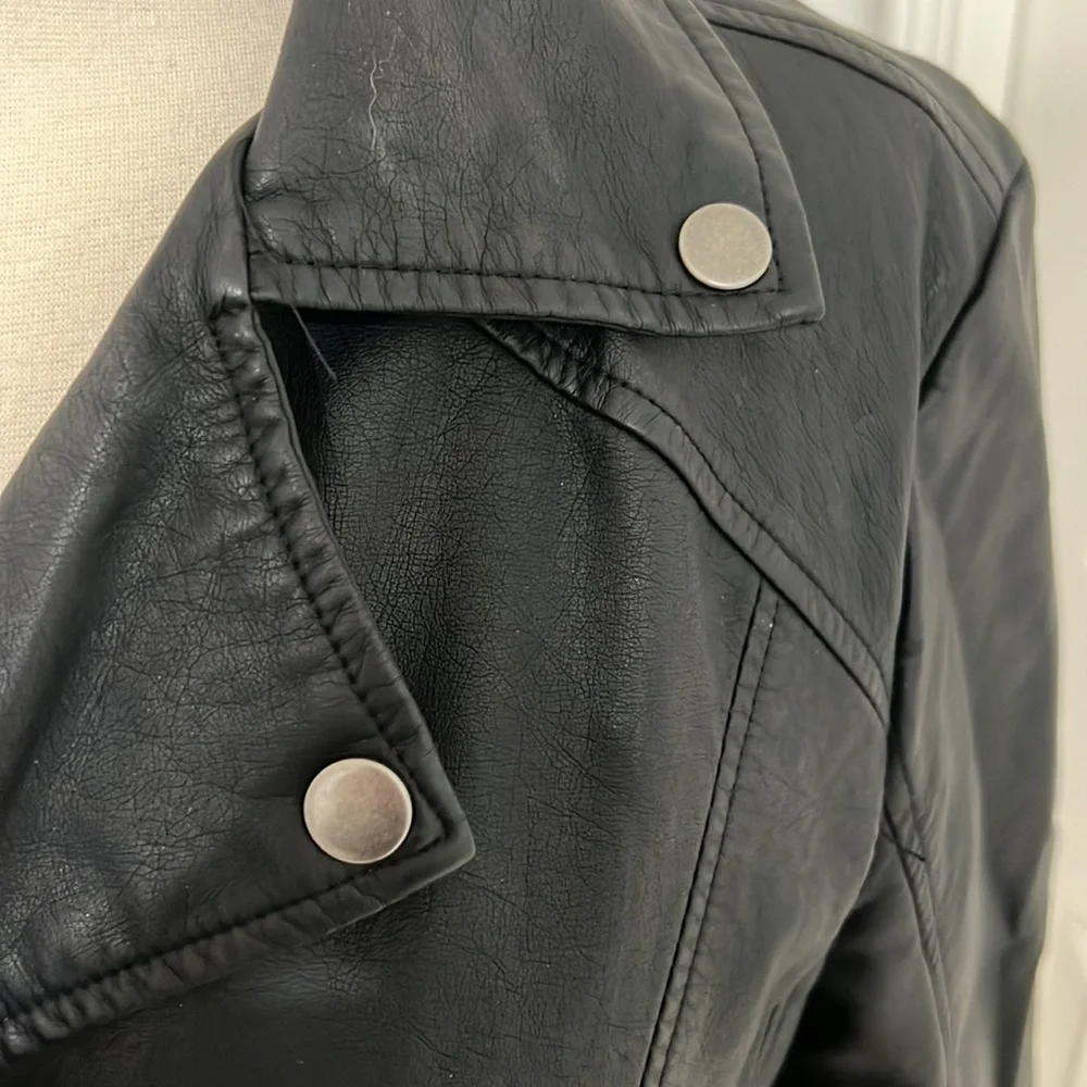 Max studio faux leather biker jacket - Picture 2 of 7